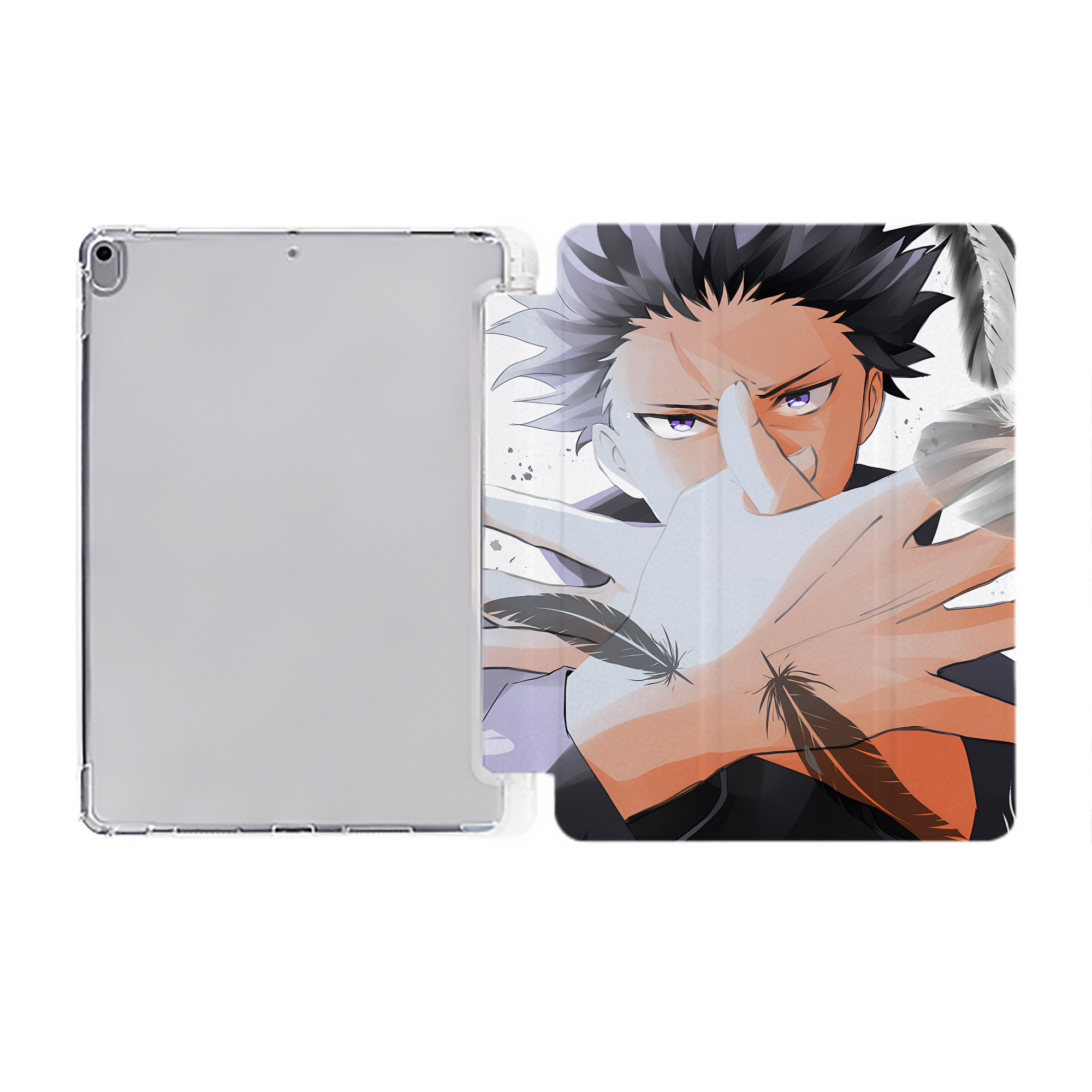 （画像用） SPY×FAMILY间谍家家酒 IPad ケース ペン収納付き 三つ折りスタンド PUレザー×シリコン 対応機種9.5/10.5/10.9インチ